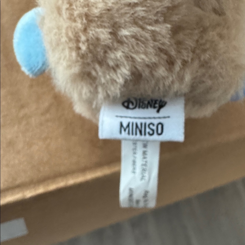 Disney Plush Stuffed Toy -  Tan Body with Blue Accents